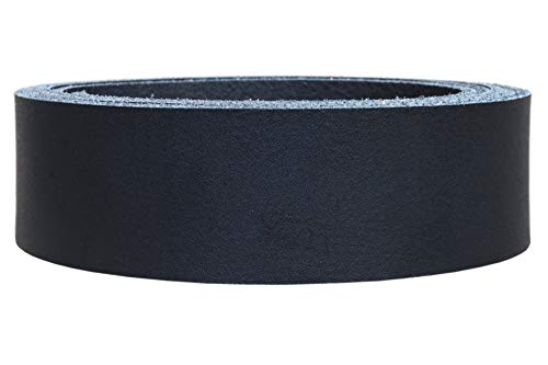 Lederriemen Rindsleder 'Basic', Gürtelleder, Rindleder, Lederband, Farbe:schwarz 2.5mm, Breite:1.5cm breit von Lederriemen.com