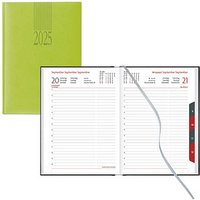 Lediberg Buchkalender Tagesplaner 2025 lemongreen von Lediberg