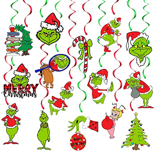 Grinchmas Weihnachtsschlangen zum Aufhängen, Grinchmas Whoville Weihnachtsschlangen zum Aufhängen (Weihnachtswirbel zum Aufhängen) von LeeSky