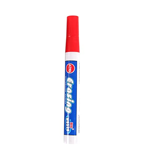 Leeadwaey Löschbarer Whiteboard-Stift Einzelkopf Whiteboard Marker Tragbare Büro Lehrer Zeichnen Schreibwaren Geschenke für Kinder Rot von Leeadwaey