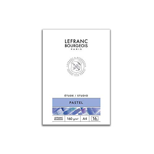 Lefranc Bourgeois 301337 Studio Pastellmalblock 16 Blatt - A4, geleimt, 160 g/m², sehr fein geraute Oberfäche zum Zeichnen mit Pastellfarben und Trockenmaltechniken Lefranc Bourgeois 301337 Studio Pastellmalblock 16 Blatt - A4, geleimt, 160 g/m², sehr fein geraute Oberfäche zum Zeichnen mit Pastellfarben und Trockenmaltechniken von Lefranc Bourgeois
