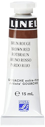 Lefranc & Bourgeois Gouache Farbe, Rotbraun, 2 x 3 x 8 cm Lefranc & Bourgeois Gouache Farbe, Rotbraun, 2 x 3 x 8 cm von Lefranc Bourgeois