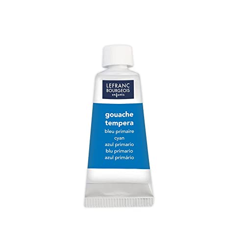 Lefranc Bourgeois Gouache in Tuben, Goauche, Primärblau, 20ml Gouachefarbe von Lefranc Bourgeois