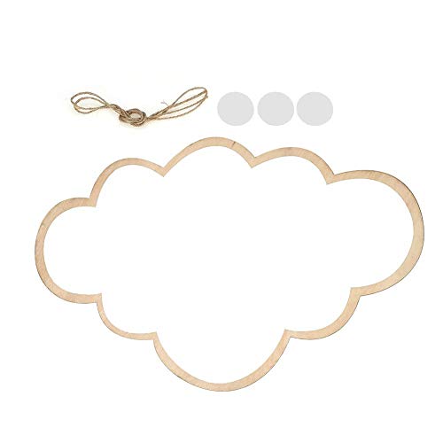 Leftwei Kinderzimmer Spiegel, Nordic Acryl Dekorspiegel Wandaufkleber Aufkleber Kinder Kinderzimmer Kunst Home Decor (Silber)(#Cloud) von Leftwei