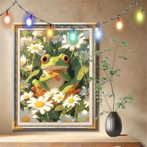 Diamond Painting Erwachsene,5D Frosch,Landschaft Diamant Painting Bilder für Kinder, DIY Diamant Kristall Strass Mosaik Kreuzstich Bastelset für Schlafzimmer Dekor und Geburtstag 90x120cm 57F-2808 Diamond Painting Erwachsene,5D Frosch,Landschaft Diamant Painting Bilder für Kinder, DIY Diamant Kristall Strass Mosaik Kreuzstich Bastelset für Schlafzimmer Dekor und Geburtstag 90x120cm 57F-2808 von LeiDong