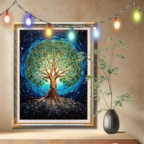 Diamond Painting Erwachsene,5D Lebensbaum,Landschaft Diamant Painting Bilder für Kinder,DIY Diamant Kristall Strass Mosaik Kreuzstich Bastelset für Schlafzimmer Dekor und Geburtstag 100x133cm 57F-8049 Diamond Painting Erwachsene,5D Lebensbaum,Landschaft Diamant Painting Bilder für Kinder,DIY Diamant Kristall Strass Mosaik Kreuzstich Bastelset für Schlafzimmer Dekor und Geburtstag 100x133cm 57F-8049 von LeiDong