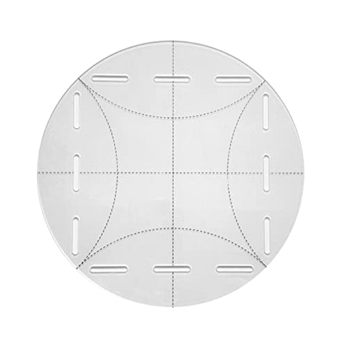 Acryl Runde Schablone Schneiden Multifunktionale Kurve Transparent Quilten Lineal L von Leisurealeaneag