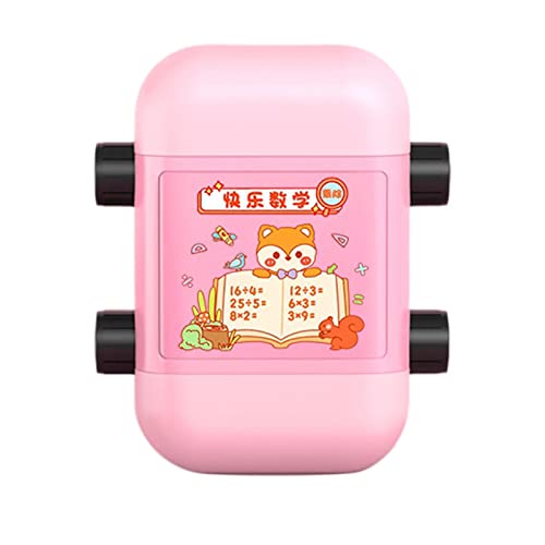 Addition Subtraktion Mathematik Stempel Rolling School Supplies Nummer für Eltern, Rosa, 7,6 x 6,4 x 3,2 cm von Leisurealeaneag