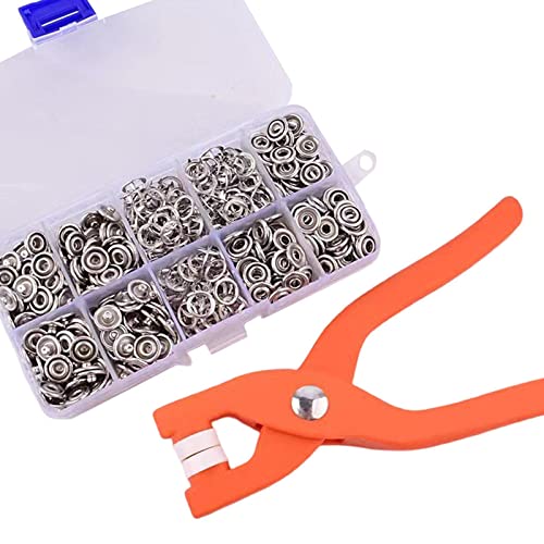 Druckknöpfe Druckknöpfe Set mit Handdruckzange für Schuhe Gürtel Strampler 300 Stück, 300 Stück, 9,5 mm Druckknöpfe Druckknöpfe Set mit Handdruckzange für Schuhe Gürtel Strampler 300 Stück, 300 Stück, 9,5 mm von Leisurealeaneag