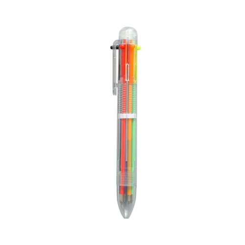 Mehrfarbiger Kugelschreiber, tragbar, verstellbar, 0,5 mm, Ersatz, Schule, Büro, Studenten, Lehrer, Schreibwaren von Leisurealeaneag
