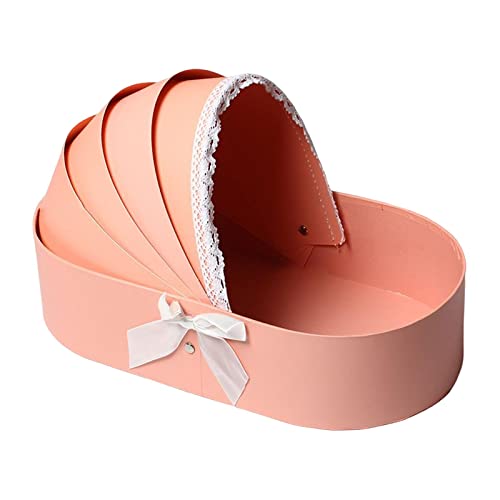 Spitzenband Blumenkasten Arrangement Korb für Hochzeit Wohnkultur Geburtstag Rosa, 33,5 x 17,5 cm von Leisurealeaneag