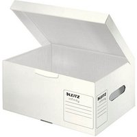 10 LEITZ Archivboxen Infinity A4 Plus weiß 35,5 x 25,5 x 19,0 cm von Leitz