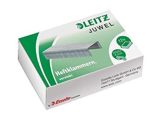 Heftklammern Juwel, Sorte Juwel 4mm, für Juwel, Juwel 2000, verzinkt von Leitz