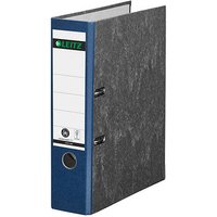 LEITZ 1080 Ordner blau marmoriert Karton 8,0 cm DIN A4 von Leitz