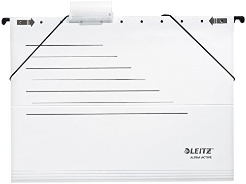 LEITZ ALPHA Active H‰ngemappe, A4, seitlich offen, wei VE = 5 von Leitz