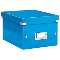 LEITZ Click & Store Aufbewahrungsbox 7,4 l blau 21,6 x 28,2 x 16,0 cm von Leitz