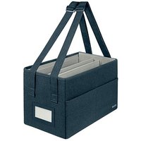 LEITZ Laptoptasche Desk Sharing kompakt Stoff samtgrau 65760089 bis 35,6 cm (14 Zoll) von Leitz