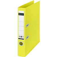 LEITZ recycle 1019 Ordner gelb Karton 5,0 cm DIN A4 von Leitz