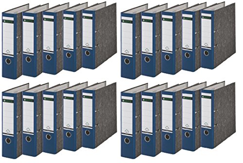 Leitz hochwertiger Ordner 180°, breit | 20er Pack, blau, 1 von Leitz