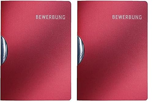 Leitz 39730028 Bewerbungsmappe (Elegant bordeaux) (Packung mit 2) von Leitz