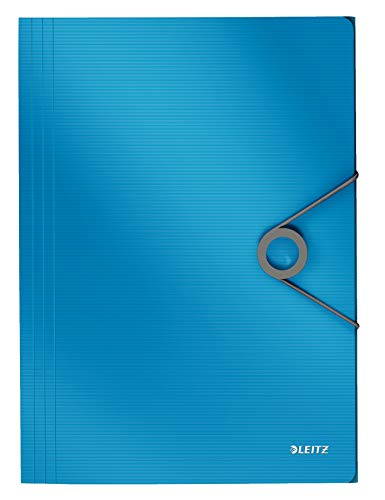 Leitz Solid Eckspannermappe, PP, für ca. 150 Blatt, A4, hellblau, 45631030 von Leitz