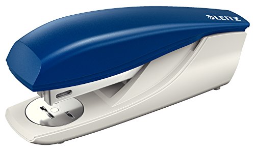 Leitz NeXXt Bürotacker, Für 30 Blatt, Ergonomisches Design mit Nachfüllanzeige, Inkl. Heftklammern, Blau, 55000035 von Leitz