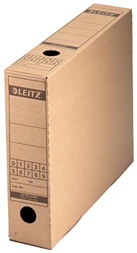 Leitz Archivschachtel 6084/6084-00-00 70x265x325mm naturbraun von Leitz