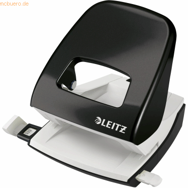 Leitz Bürolocher NeXXt Wow Metall 30 Blatt Blister schwarz von Leitz