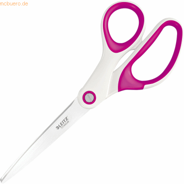 Leitz Büroschere Wow Edelstahl 205 mm pink metallic von Leitz