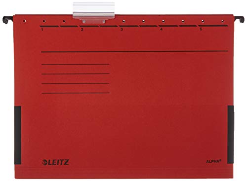 Leitz Hängetasche 1986-25 rot VE=5 von Leitz