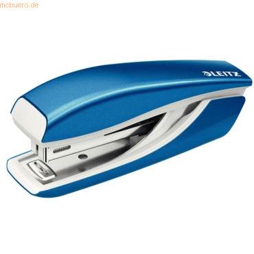 Leitz Heftgerät Mini Nexxt Wow 10 Blatt blau metallic von Leitz