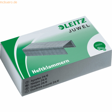 Leitz Heftklammern Juwel 3000 VE=2000 Stück von Leitz