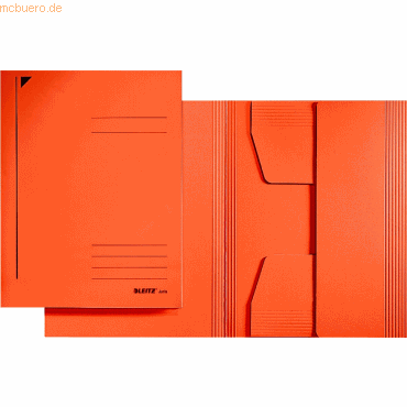 Leitz Jurismappe A4 320g/qm Karton orange von Leitz