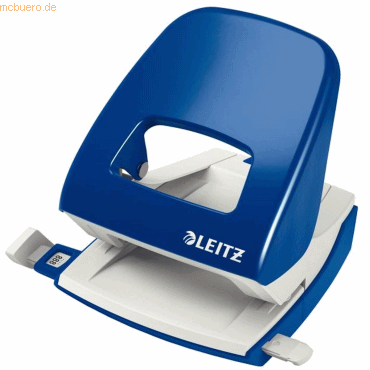 Leitz Locher 3,0mm mit Anschlagschiene blau von Leitz