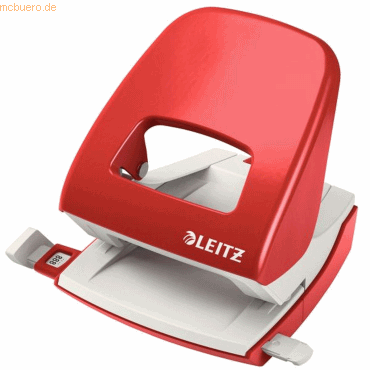 Leitz Locher 3,0mm mit Anschlagschiene rot von Leitz