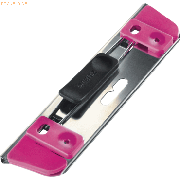 Leitz Locher Active für 1-2 Blätter zum Abheften pink metallic von Leitz