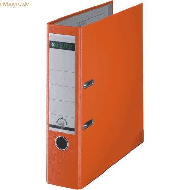 Leitz Ordner A4 PP 180Grad 80mm orange von Leitz