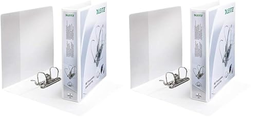 Leitz Ordner Präsentation schmal weiß (Packung mit 2) von Leitz