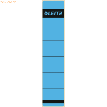 Leitz Ordnerrückenschilder 39x191mm blau VE=10 Stück von Leitz