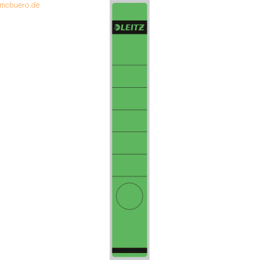 Leitz Ordnerrückenschilder 39x285mm grün VE=10 Stück von Leitz