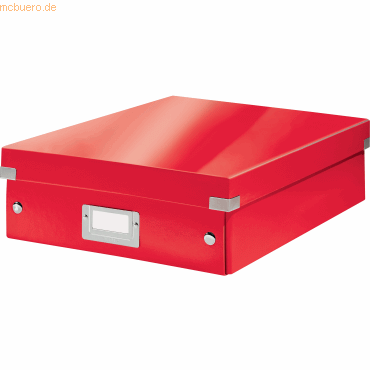 Leitz Organisationsbox Click & Store mittel rot von Leitz