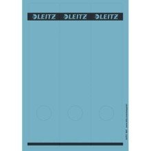 Leitz PC-beschriftbare Rckenschilder selbstklebend, Papier, lang, breit, 75 Stck, blau von Leitz