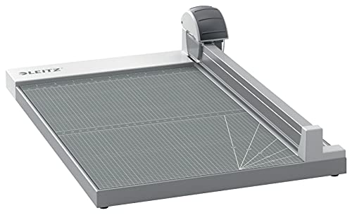 Leitz Precision Office Rollenschneider A4+, bis zu 15 Blatt, Papierschneidemaschine mit 381 mm Schnittlänge, gerade, wellenförmige und perforierende Rotationsklingen & Ausrichthilfe, 90270000 von Leitz