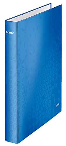 Leitz Ringbuch A4 2R, 25Cm, Blau Metallic von Leitz