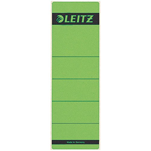 Leitz Rückenschilder breit kurz grün 61x191mm 1642 von Leitz