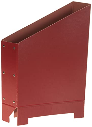 Leitz Stehsammler 80 mm Rückenbreite, A4, Hartpappe, Faltbar, Rot, 24230025 von Leitz