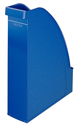 Leitz Stehsammler A4, 6er Pack, Für Verwendung im Hoch- und Querformat, Blau, Plus Serie, 24760035 von Leitz