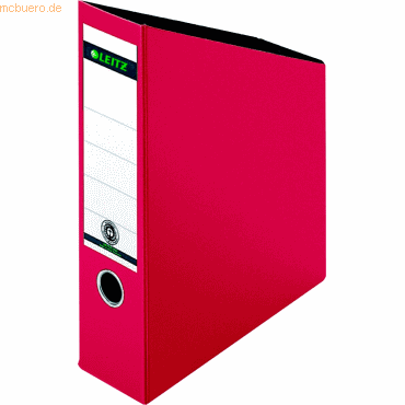 Leitz Stehsammler A4 Hartpappe 80mm rot von Leitz