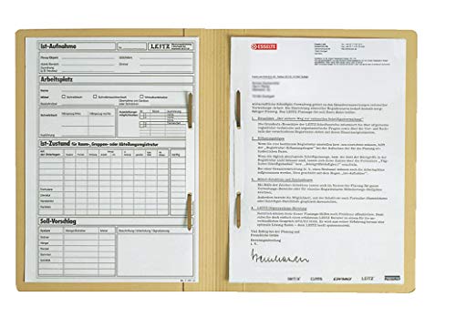 Leitz Zweifalzhefter A4/3030-00-11 240x318mm für:A4 chamois 320g/qm von Leitz