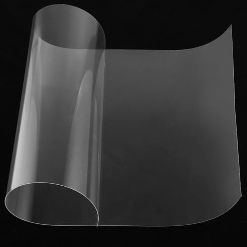 4 mil 30,5 cm x 12,2 m Rollen, transparent, blanko, Schablonenmaterial, Acetat, transparente Mylar-Schablonen zum Schneiden von Papier von Lemecima